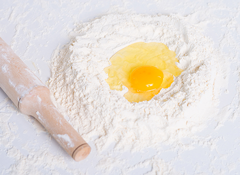 ケーキの製作過程